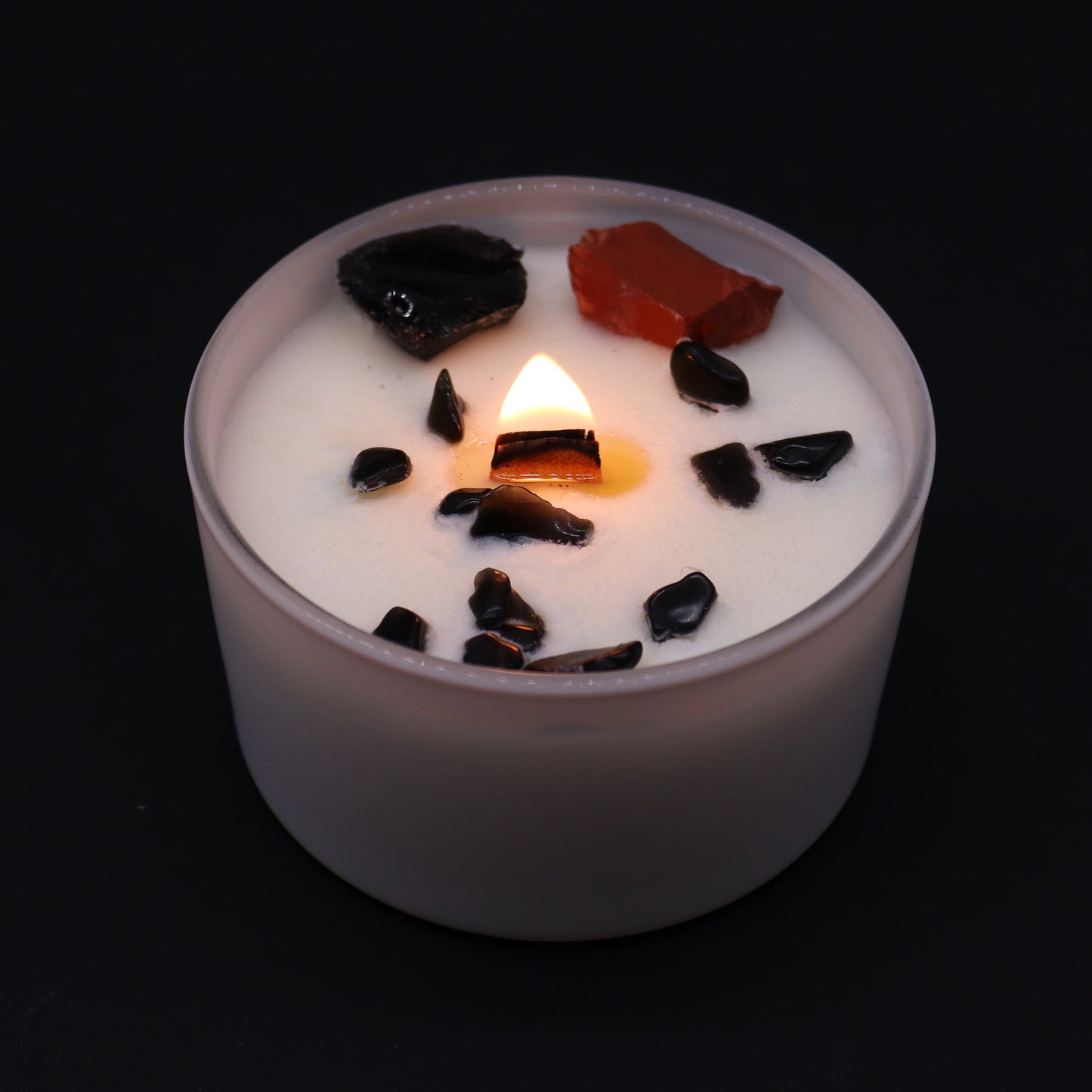 Bougie Chakra de Cristal - Chakra Racine