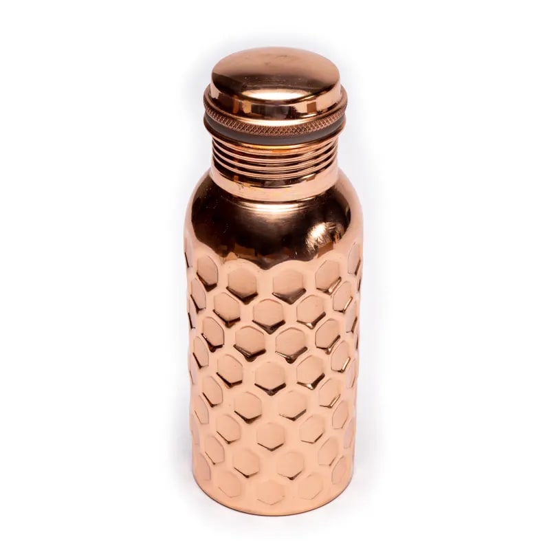 Bouteille en cuivre martelée 500ml