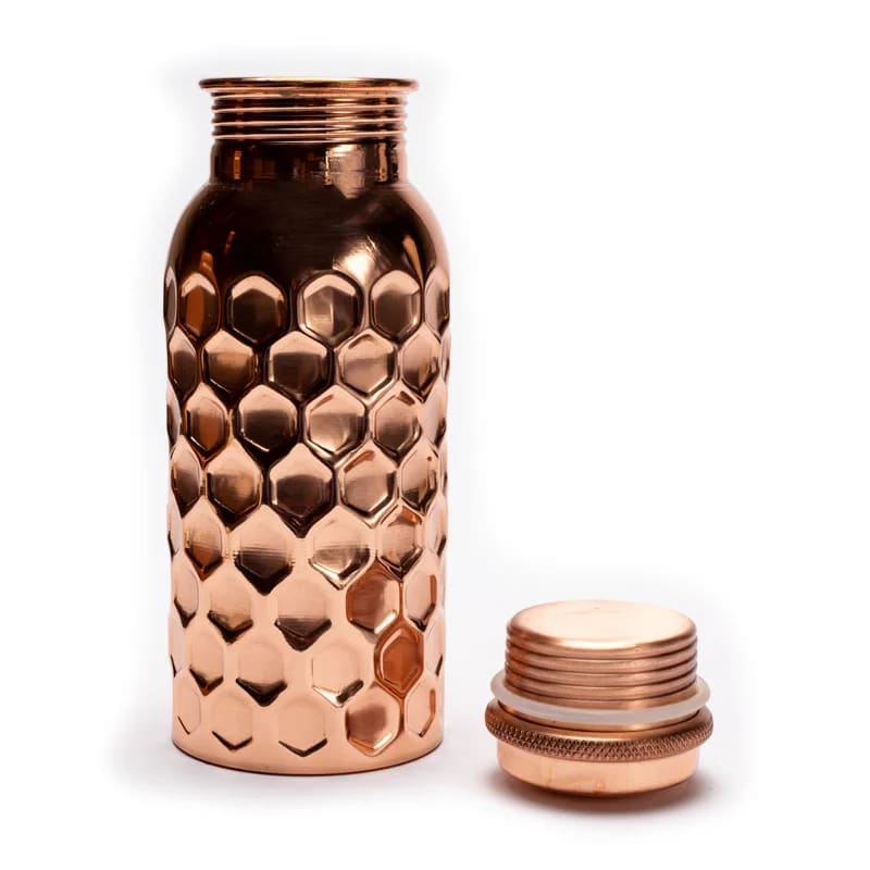 Bouteille en cuivre martelée 500ml