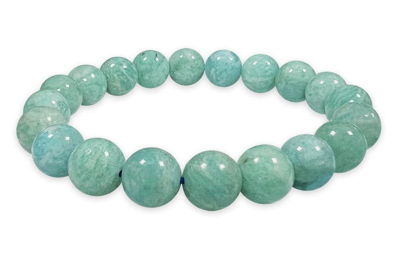 Bracelet Amazonite Perou A perles 8mm