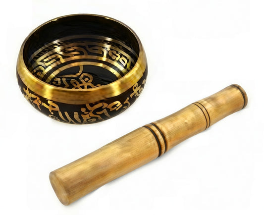 Bol chantant tibetain en bronze moyen modele (400 a 550 g)