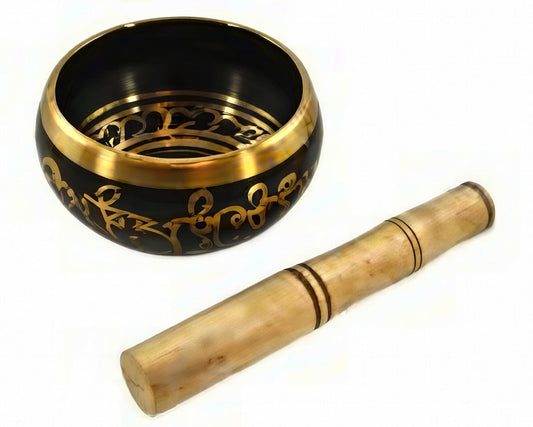 Bol tibetain en bronze grand modele (550 a 750 g)