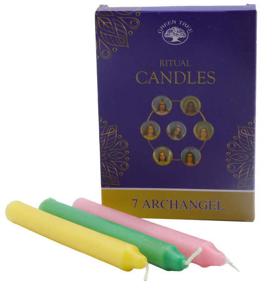 Bougies Rituel 7 Archanges - 7pcs