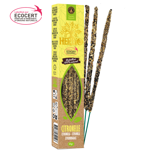 Encens Smudge Ecocert Herbio Citronnelle 20g