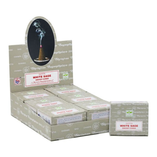 Encens Satya Sauge Blanche – Cônes Purification & Clarté