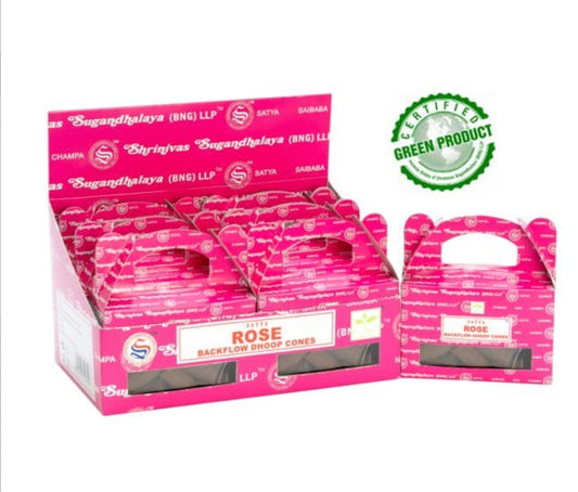 Encens Backflow Cônes Rose