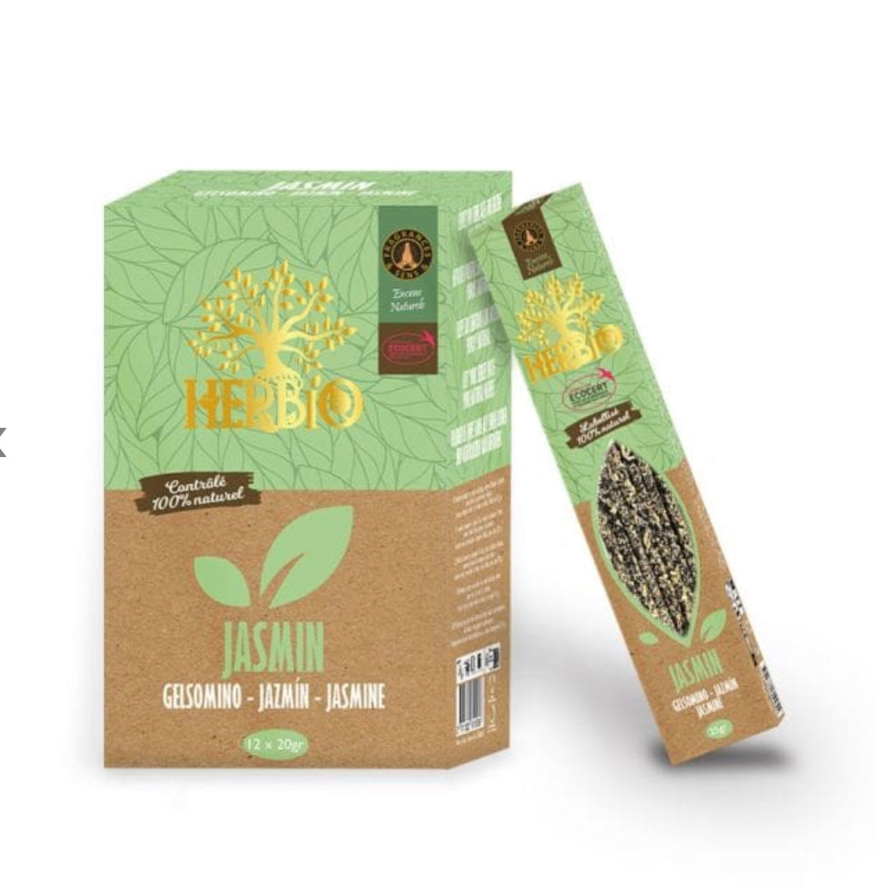 Encens Smudge Ecocert Herbio Jasmin 20g