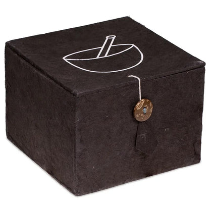 Bol chantant tibétain Om – Coffret cadeau noir